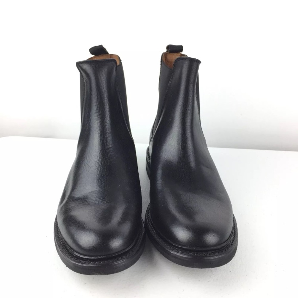 Frye Mens Seth Black Leather Ankle Boots - Picture 1 of 6